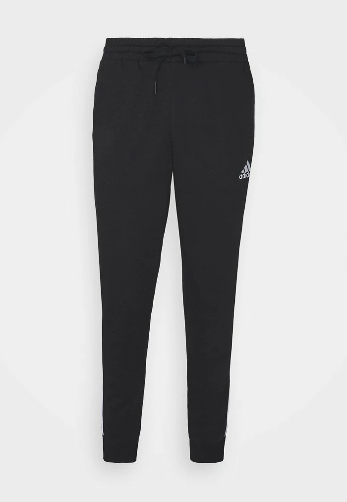 Adidas Performance ESSENTIALS CUFF - Tracksuit Bottoms - Black/white 3 Adidas Performance ESSENTIALS CUFF - Tracksuit Bottoms - Black/white
