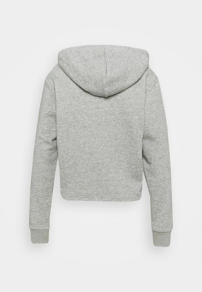 Adidas Performance Hoodie - Medium Grey Heather/white 4 Adidas Performance Hoodie - Medium Grey Heather/white - Image 2