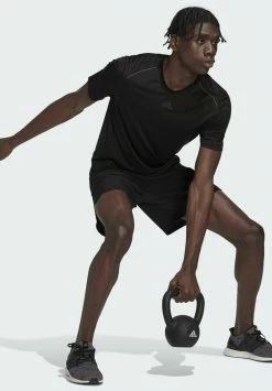 Adidas Performance M HIIT COOL - Sports T-shirt - Black -adidas Performance Shop 32df99b0893d480f85de540d33ab8256