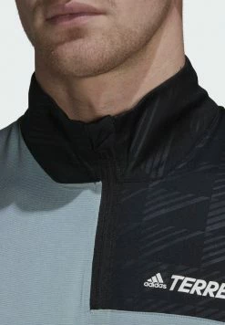 Adidas Performance MT HALF ZI LS - Long Sleeved Top - Grey -adidas Performance Shop 342bab6e4e724f248f77e5db49ceb875