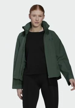 Adidas Performance W TRAVEER RR J - Hardshell Jacket - Green Oxide