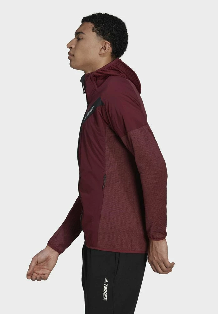Adidas Performance Fleece Jacket - Burgundy 11 Adidas Performance Fleece Jacket - Burgundy - Image 9