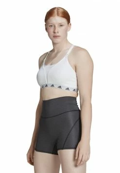 Adidas Performance HYPERGLAM NURSING BRA - Medium Support Sports Bra - White -adidas Performance Shop 354a527621c040818987c18acc7186d1