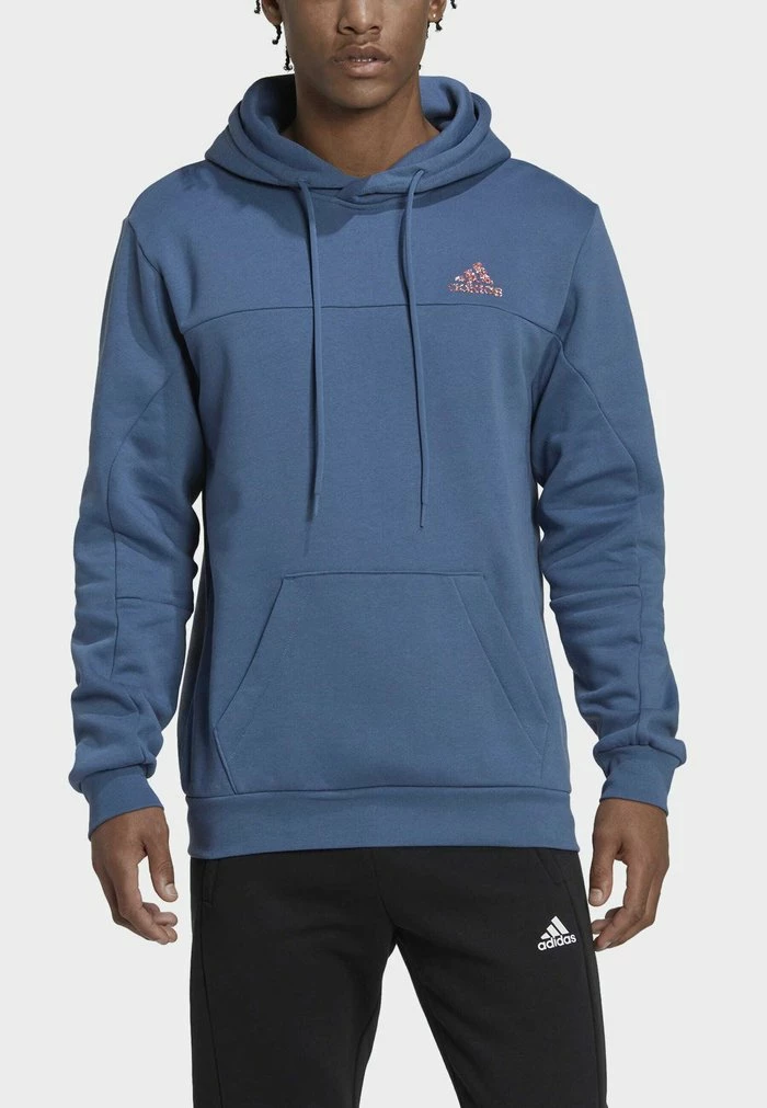 Adidas Performance RECBOS HD - Hoodie - Blue 7 Adidas Performance RECBOS HD - Hoodie - Blue - Image 5