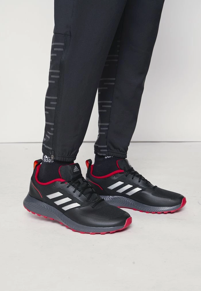 Adidas Performance RUNFALCON 2.0 TR - Neutral Running Shoes - Core Black/silver Metallic/grey Six 5 Adidas Performance RUNFALCON 2.0 TR - Neutral Running Shoes - Core Black/silver Metallic/grey Six - Image 3