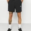 Adidas Performance ESSENTIALS FRENCH TERRY 3 STRIPES - Sports Shorts - Black/white -adidas Performance Shop 35bc536139564ebabdabefcd65ac822c