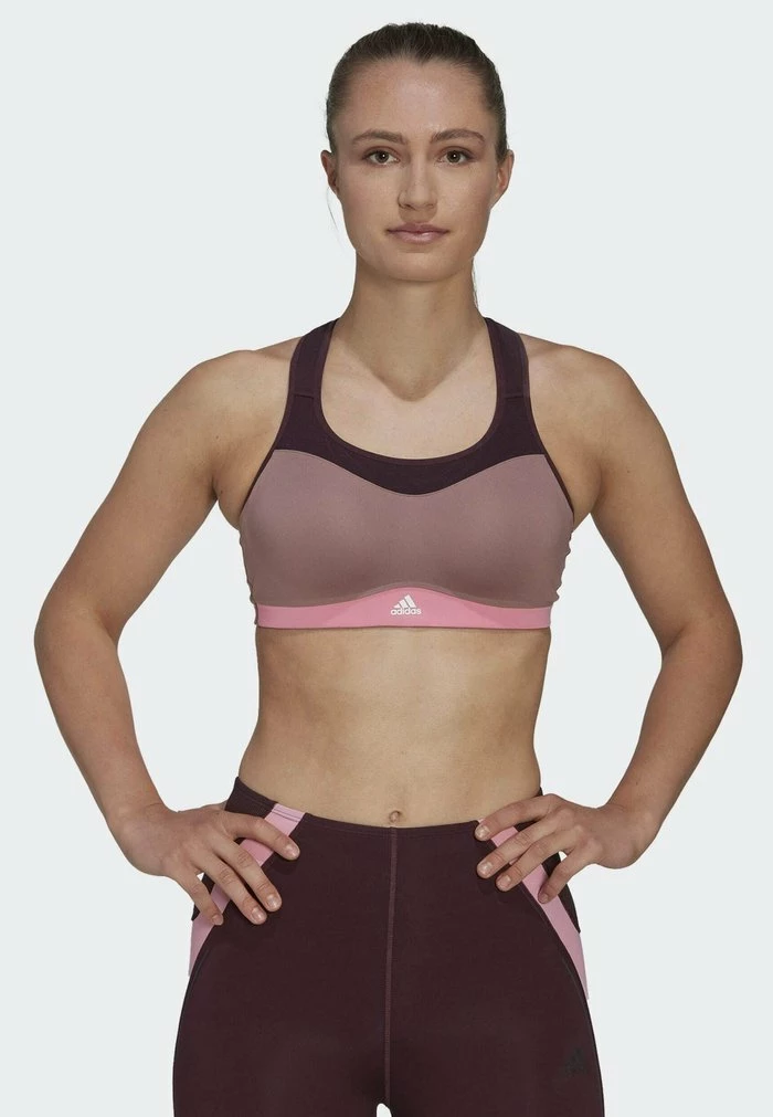 Adidas Performance High Support Sports Bra - Brown 3 Adidas Performance High Support Sports Bra - Brown