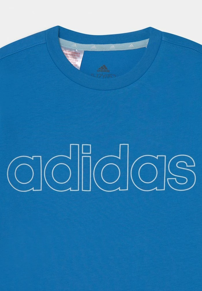 Adidas Performance LIN UNISEX - Print T-shirt - Pulse Blue/almost Blue 5 Adidas Performance LIN UNISEX - Print T-shirt - Pulse Blue/almost Blue - Image 3