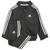 Adidas Performance 3 STRIPES TRICOT TRACKSUIT - Tracksuit - Black -adidas Performance Shop 36ef718569ec41049502c755e084cc25