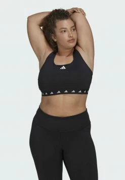 Adidas Performance PWR MS TF PS - Medium Support Sports Bra - Black
