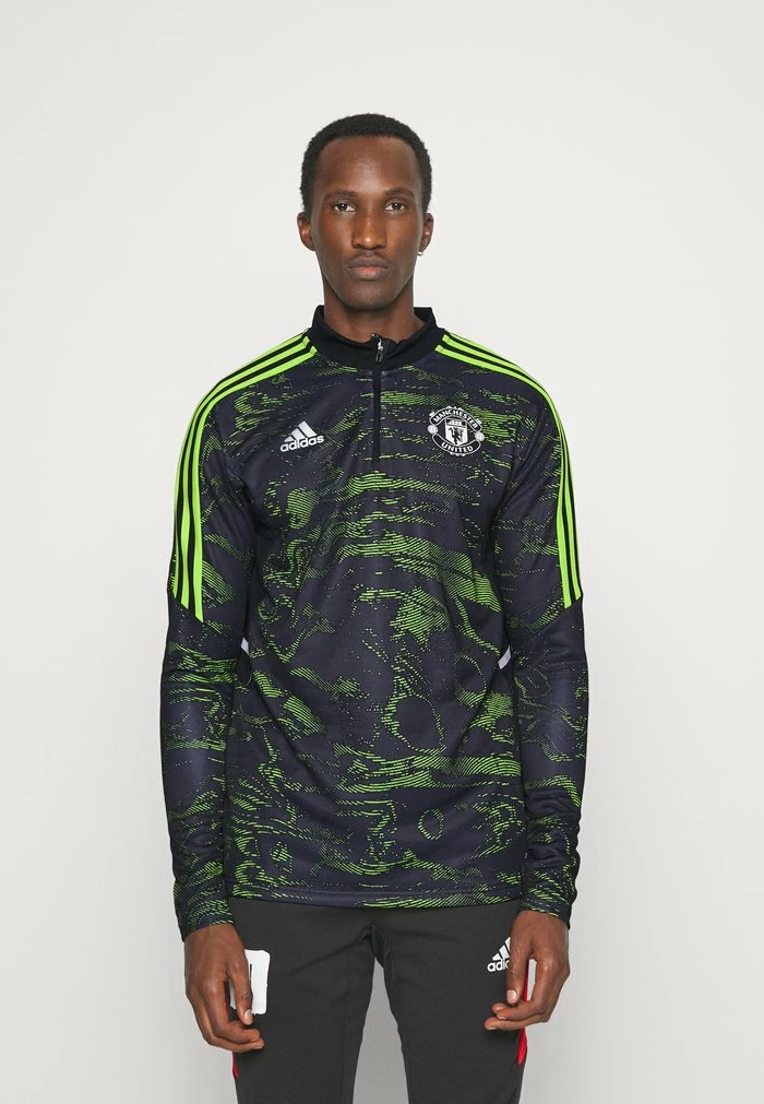Adidas Performance MANCHESTER UNITED TRAININGS - Club Wear - Semi Solar Slime/black 3 Adidas Performance MANCHESTER UNITED TRAININGS - Club Wear - Semi Solar Slime/black