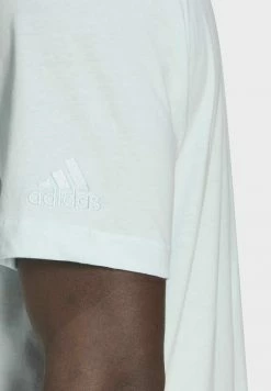 Adidas Performance M LIN SJ T - Print T-shirt - Blue -adidas Performance Shop 3800772e9693451c91b17bad0bbcb00d