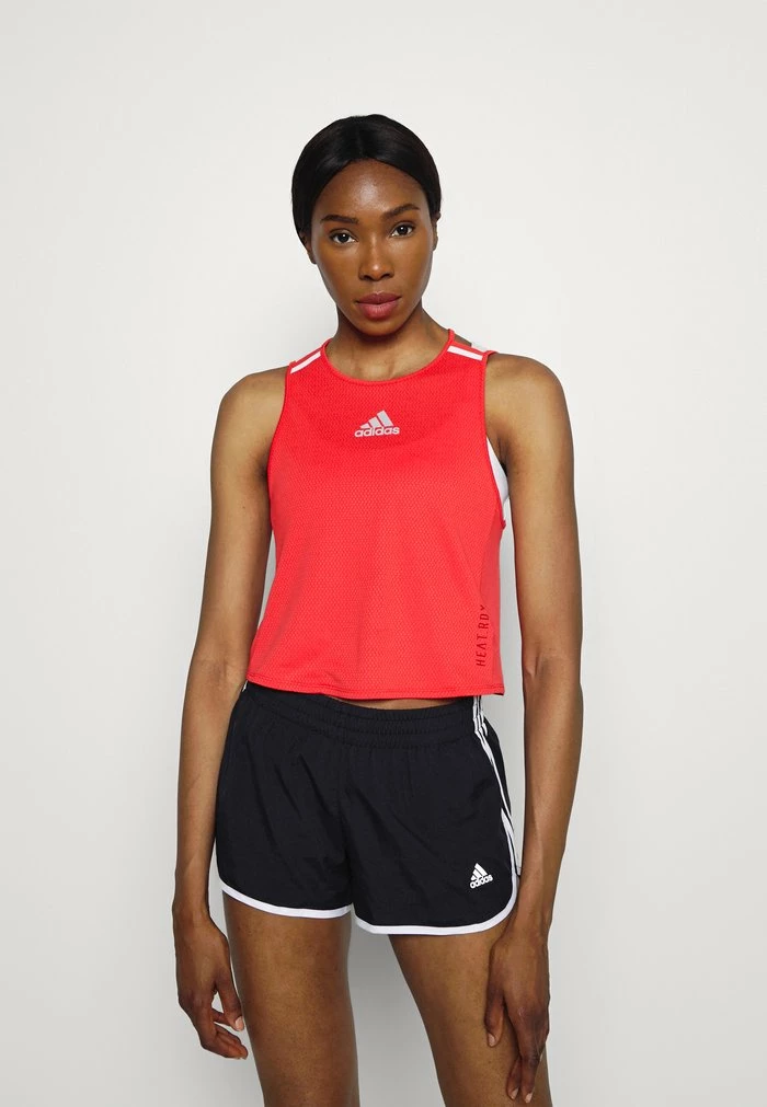 Adidas Performance HEAT.RDY TANK - Sports T-shirt - Vivid Red 3 Adidas Performance HEAT.RDY TANK - Sports T-shirt - Vivid Red