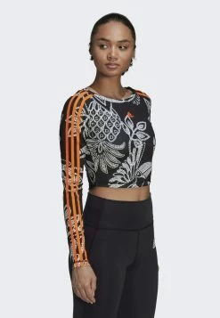 Adidas Performance LONG SLEEVE - Long Sleeved Top - Black -adidas Performance Shop 381b456ccfd946ba80b3b09029bd29f9