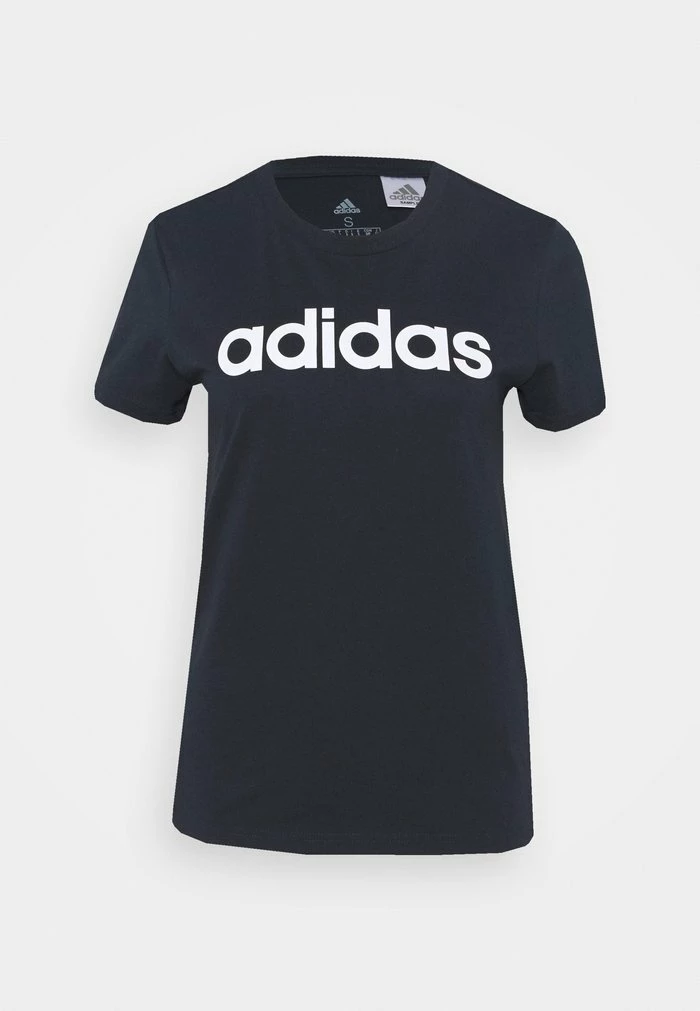 Adidas Performance LOUNGEWEAR ESSENTIALS SLIM LOGO - Print T-shirt - Legend Ink/white 6 Adidas Performance LOUNGEWEAR ESSENTIALS SLIM LOGO - Print T-shirt - Legend Ink/white - Image 4