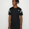 Adidas Performance TEE - Print T-shirt - Black/white -adidas Performance Shop 3926c31b952e4a2fb716014f71957190