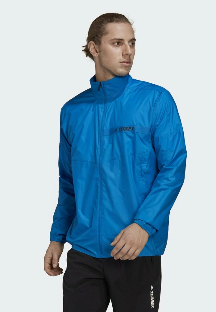 Adidas Performance WIND - Outdoor Jacket - Blue 3 Adidas Performance WIND - Outdoor Jacket - Blue