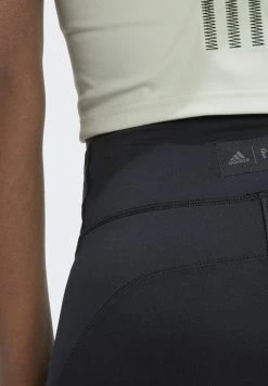 Adidas Performance PARLEY RUN FOR THE OCEANS - Leggings - Black -adidas Performance Shop 396528fcddf74a2b9e6d4e5d4051aaec