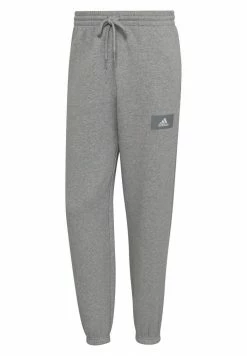 Adidas Performance ESSENTIALS FEELVIVID FLEECE STRAIGHT - Tracksuit Bottoms - Medium Grey Heather -adidas Performance Shop 396c5152b7a546f39f88eadd78925138