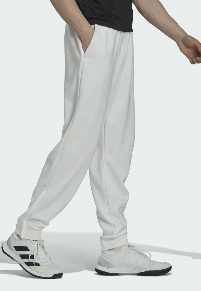 Adidas Performance CLUBHOUSE - Tracksuit Bottoms - White 5 Adidas Performance CLUBHOUSE - Tracksuit Bottoms - White - Image 3