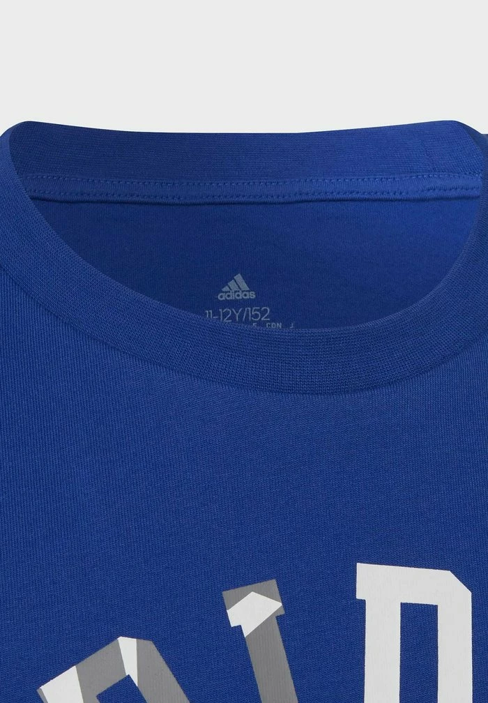 Adidas Performance GRAPHIC - Print T-shirt - Blue 5 Adidas Performance GRAPHIC - Print T-shirt - Blue - Image 3