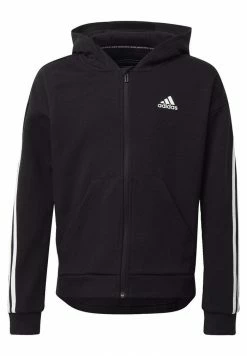 Adidas Performance 3 STRIPES GIRLS IN POWER TRACK HOODIE - Zip-up Sweatshirt - Black