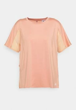 Adidas Performance LUX T TRAINING WORKOUT DESIGNED4TRAINING AEROREADY PRIMEGREEN T-SHIRT RELAXED - Sports T-shirt - Ambient Blush/white -adidas Performance Shop 39d51f1934a84d8185d521d51a3aa0b6