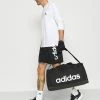 Adidas Performance LINEAR DUFFEL UNISEX - Sports Bag - Black/white -adidas Performance Shop 3a1db19aa1234cbb82ff8efde5bfd3ee