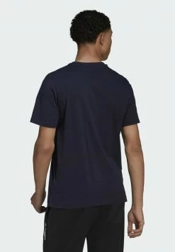 Adidas Performance TX LOGO - Print T-shirt - Blue -adidas Performance Shop 3a45df696d9f417b9da02ae40ae9f535