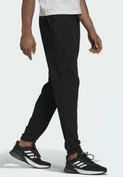Adidas Performance LINEAR TE ESSENTIALS SPORTS FRENCH TERRY PANTS - Tracksuit Bottoms - Black -adidas Performance Shop 3a854b782ff841d28c28fbef37da5607