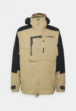 Adidas Performance TERREX XPLORIC RAIN.RDY MOUNTAIN - Hardshell Jacket - Beige/schwarz