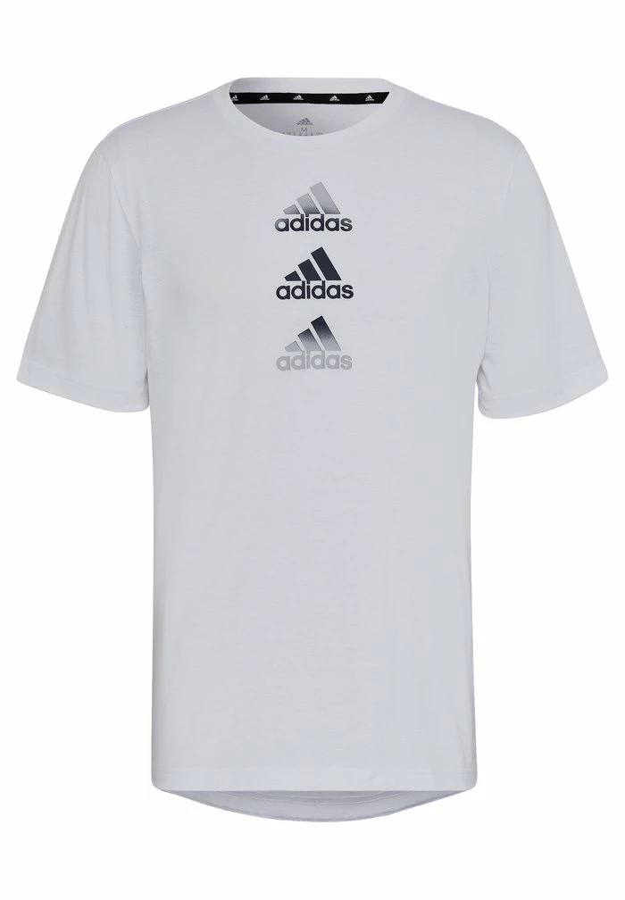 Adidas Performance D2M - Print T-shirt - White 7 Adidas Performance D2M - Print T-shirt - White - Image 5
