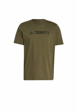 Adidas Performance TX LOGO - Print T-shirt - Green -adidas Performance Shop 3b0d3bf913b441b6bfa1feadae61f9fc