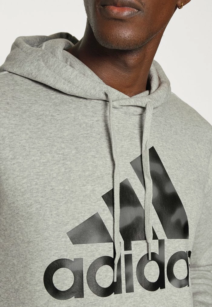 Adidas Performance ESSENTIALS CAMOUFLAGE PRINTED FRENCH TERRY - Hoodie - Medium Grey Heather 8 Adidas Performance ESSENTIALS CAMOUFLAGE PRINTED FRENCH TERRY - Hoodie - Medium Grey Heather - Image 6