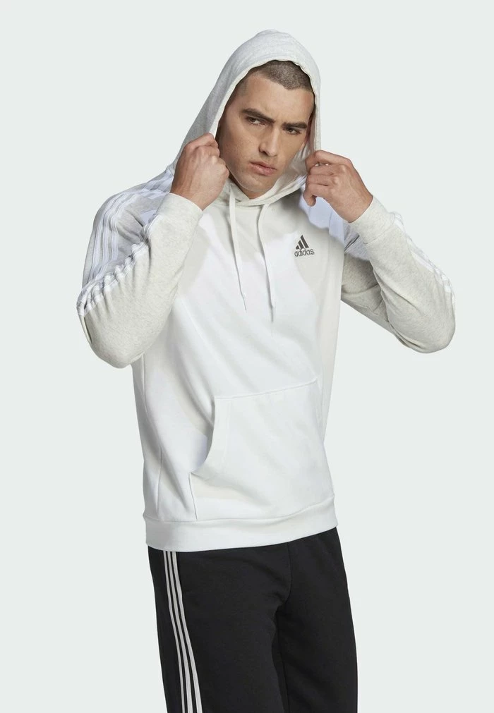 Adidas Performance ESSENTIALS - Hoodie - White 6 Adidas Performance ESSENTIALS - Hoodie - White - Image 4