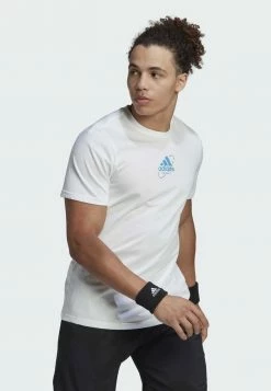 Adidas Performance GRAPHIC - Print T-shirt - White -adidas Performance Shop 3bdff628e65346aaa15104fa76d6bd0c