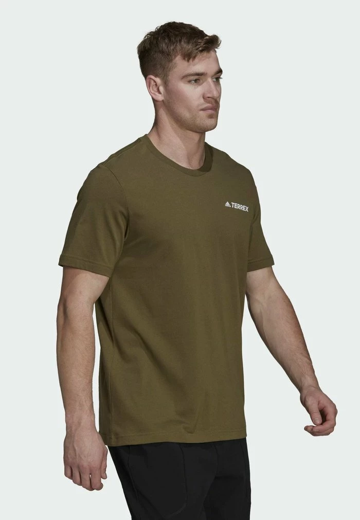Adidas Performance TERREX MOUNTAIN GRAPHIC - Print T-shirt - Green 5 Adidas Performance TERREX MOUNTAIN GRAPHIC - Print T-shirt - Green - Image 3