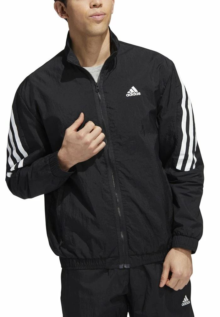 Adidas Performance M FI WV TT - Zip-up Sweatshirt - Black 6 Adidas Performance M FI WV TT - Zip-up Sweatshirt - Black - Image 4