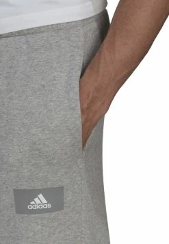 Adidas Performance ESSENTIALS FEELVIVID FLEECE STRAIGHT - Tracksuit Bottoms - Medium Grey Heather -adidas Performance Shop 3c983053f0c846dd90c76b92752b7080