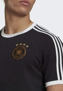 Adidas Performance DEUTSCHLAND DFB DNA 3S TEE - National Team Wear - Black White -adidas Performance Shop 3ca7c449fccd465ea92949361264853d