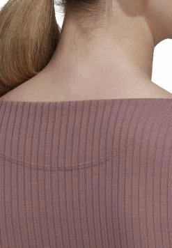 Adidas Performance W SL RIB CRO LS - Sports T-shirt - Brown 14 Adidas Performance W SL RIB CRO LS - Sports T-shirt - Brown -adidas Performance Shop 3ce4fe6b3a664a279d6ac7d5cc995868