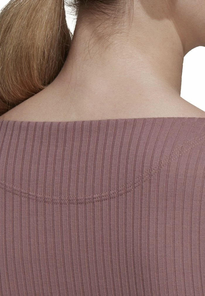 Adidas Performance W SL RIB CRO LS - Sports T-shirt - Brown 8 Adidas Performance W SL RIB CRO LS - Sports T-shirt - Brown - Image 6