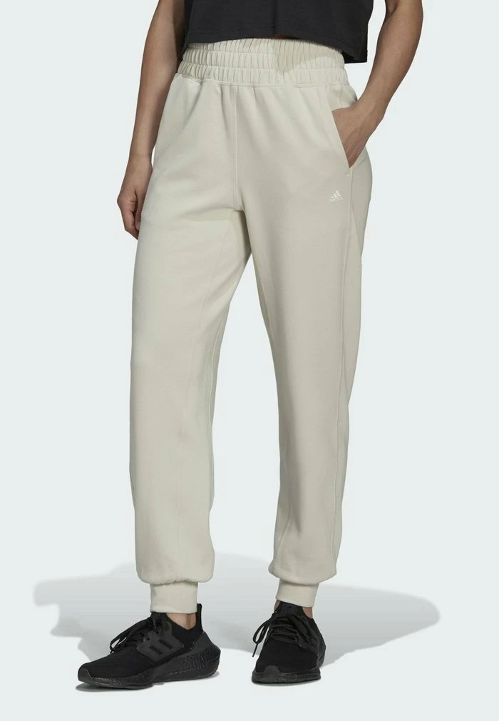 Adidas Performance STU - Tracksuit Bottoms - Beige 3 Adidas Performance STU - Tracksuit Bottoms - Beige