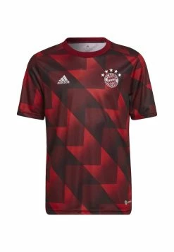 Adidas Performance Print T-shirt - Ed/bordeaux/black