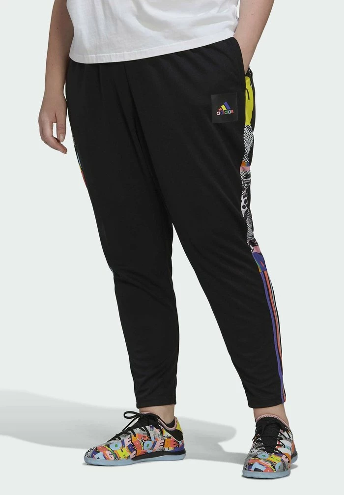 Adidas Performance TIRO PRIDE PLUS SIZE - Tracksuit Bottoms - Black 3 Adidas Performance TIRO PRIDE PLUS SIZE - Tracksuit Bottoms - Black