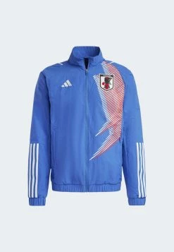 Adidas Performance JAPAN JFA TRAVEL JACKET - National Team Wear - Blue -adidas Performance Shop 3e048f0ac7214c0092bfb010c4731c56
