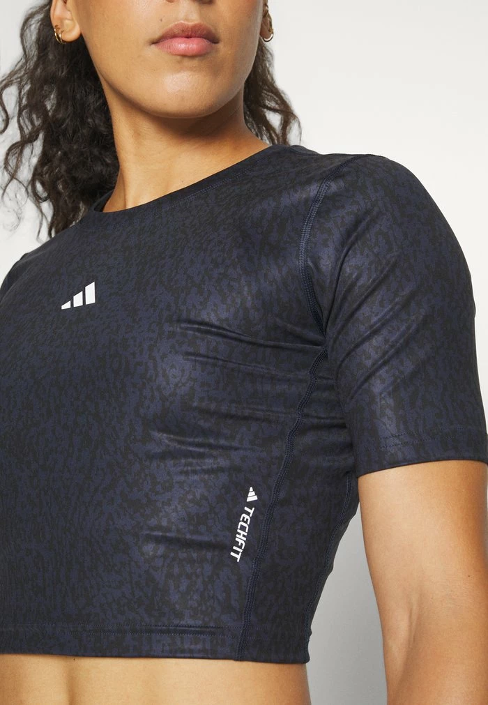 Adidas Performance Sports T-shirt - Black/white 8 Adidas Performance Sports T-shirt - Black/white - Image 6