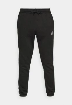 Adidas Performance ESSENTIALS TAPERED CUFF - Tracksuit Bottoms - Black -adidas Performance Shop 3e6be3d50c774a319e48cbf173a79152