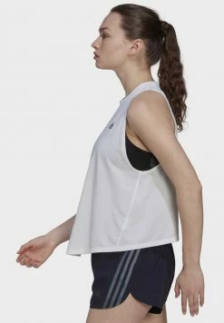 Adidas Performance TANK - Top - White -adidas Performance Shop 3eb32ac8216b4b4b81928971dc354dd0