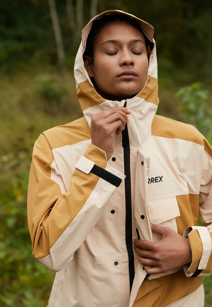 Adidas Performance TERREX XPLORIC RAIN - Hardshell Jacket - Halo Blush/mesa 6 Adidas Performance TERREX XPLORIC RAIN - Hardshell Jacket - Halo Blush/mesa - Image 4